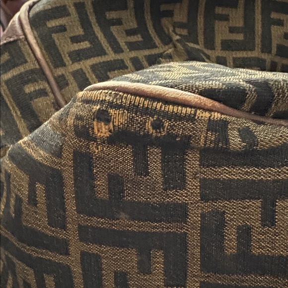 Fendi Monogram Black and Brown Duffel Bag - Picture 16 of 16